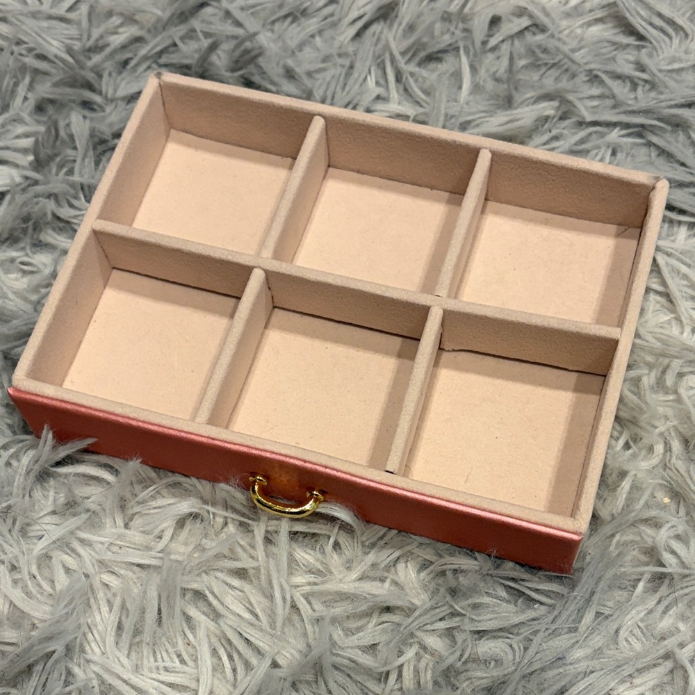 Pink Jewelry Box with Gold Accents - Picture 3 of 5
